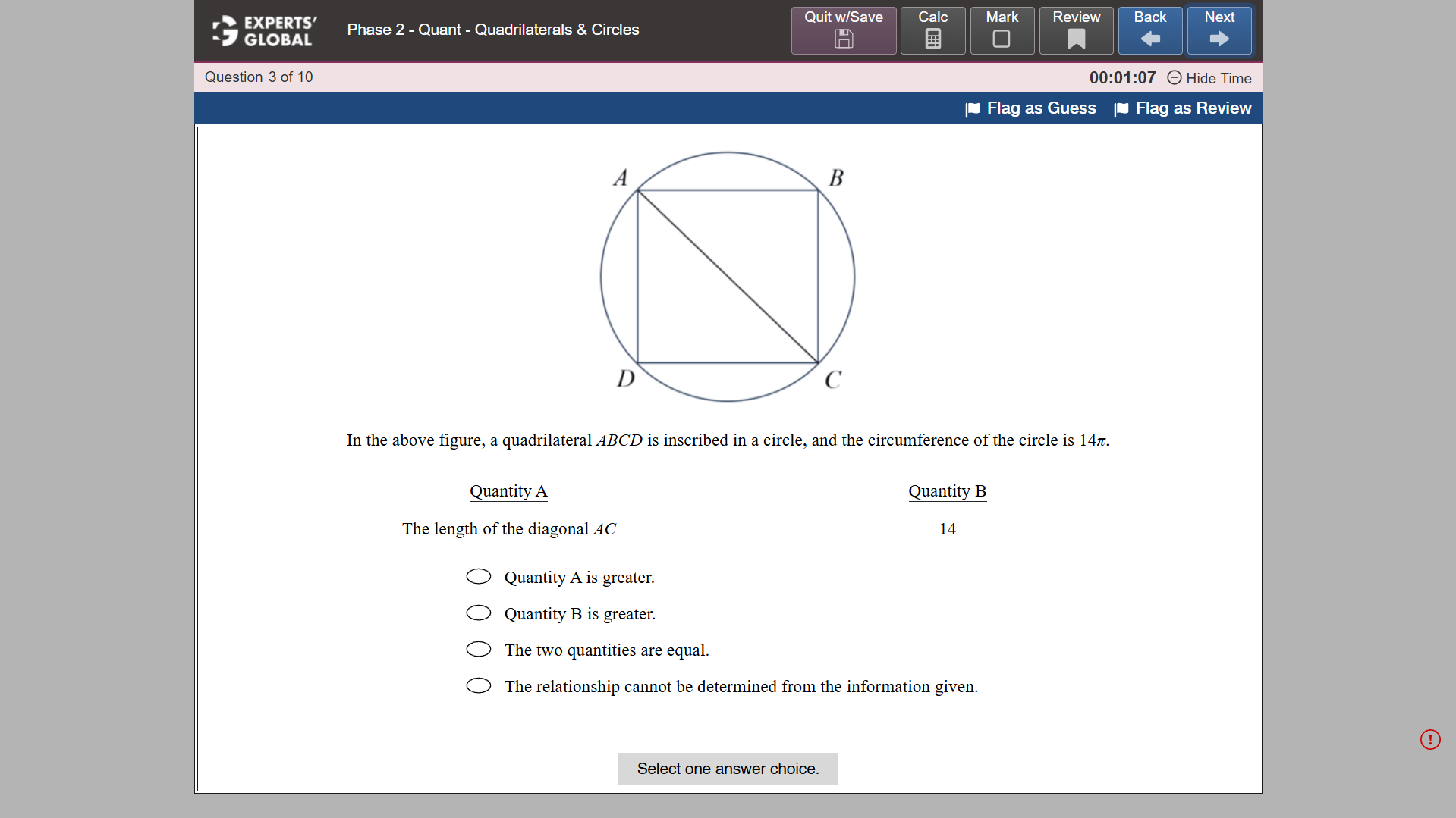 GRE-style Quant practice question 2